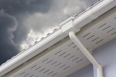 Warehouse Gutter Installation detail